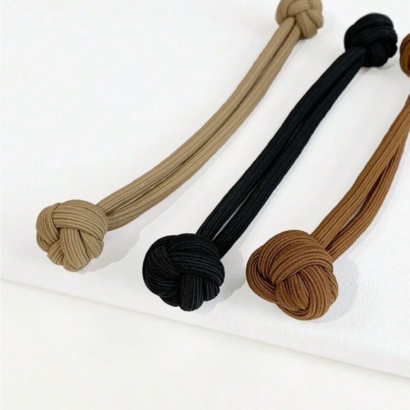 THREE PIECE HIGH ELASTICITY HAIR TIES - Picture 3 of 5